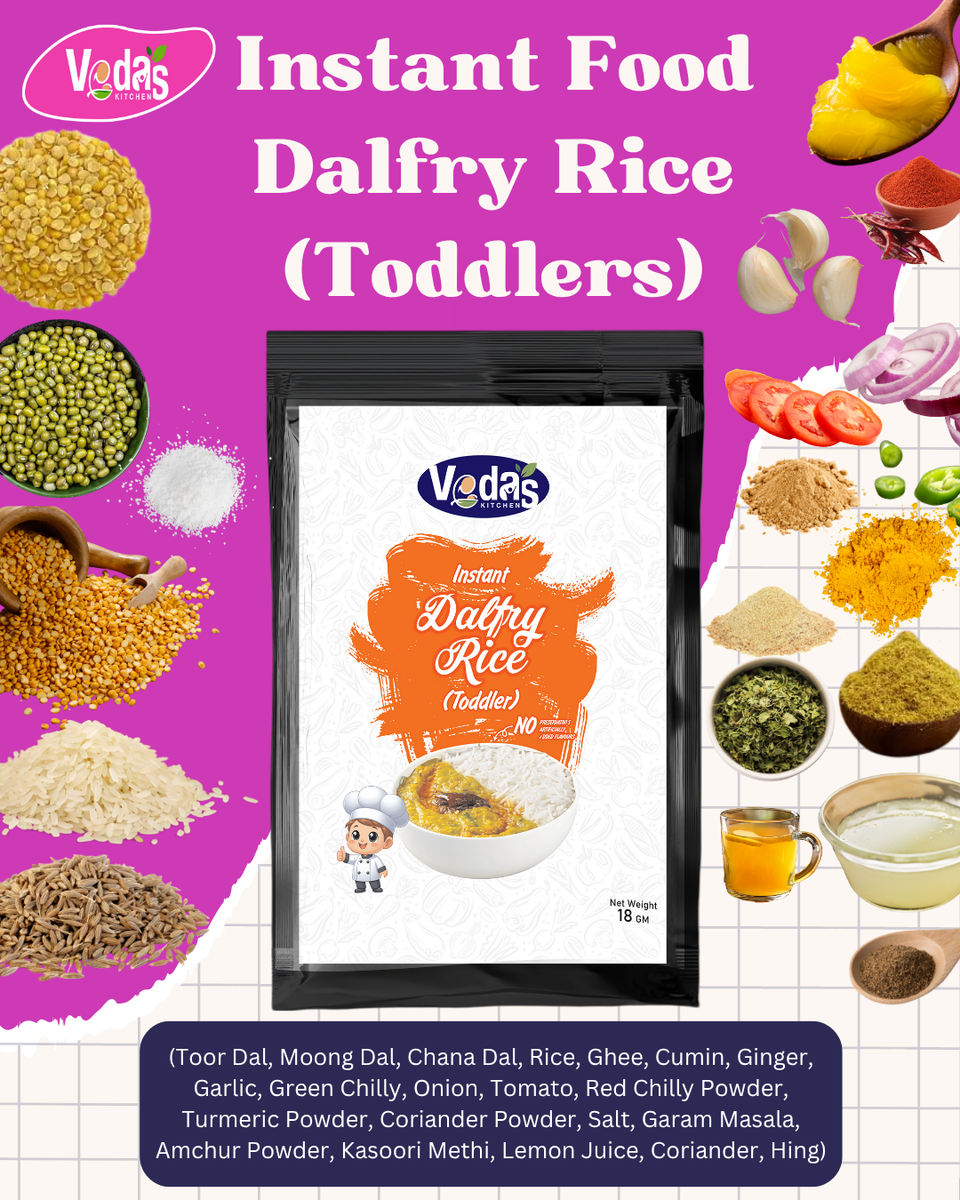 Veda Rice DAL FRY RICE (TODDLERS) – VEDAS KITCHEN