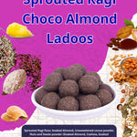 SPROUTED RAGI CHOCO ALMOND LADOO
